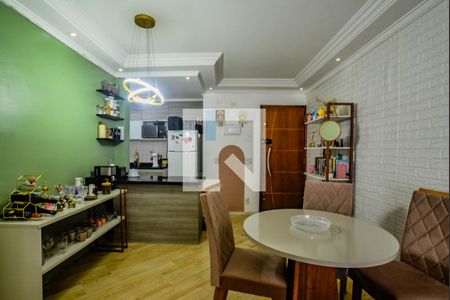 Sala de apartamento à venda com 3 quartos, 70m² em Jd Eudizia, Santo André