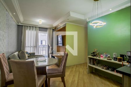 Sala de apartamento à venda com 3 quartos, 70m² em Jd Eudizia, Santo André