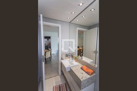 Lavabo na Sala 1 de apartamento à venda com 3 quartos, 146m² em União, Belo Horizonte