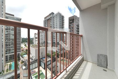 Varanda de kitnet/studio para alugar com 1 quarto, 25m² em Jardim das Acacias, São Paulo