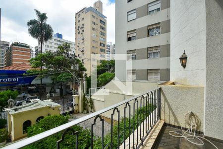 varanda Sala de estar de apartamento para alugar com 4 quartos, 280m² em Consolação, São Paulo