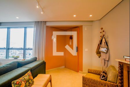 Sala de apartamento à venda com 3 quartos, 130m² em Campestre, Santo André