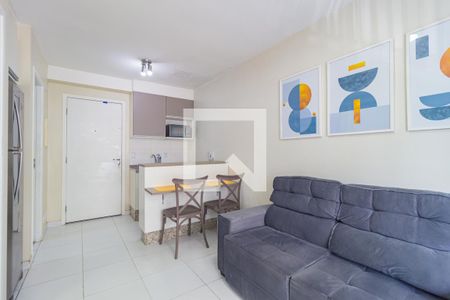 Sala de apartamento para alugar com 1 quarto, 32m² em Belenzinho, São Paulo