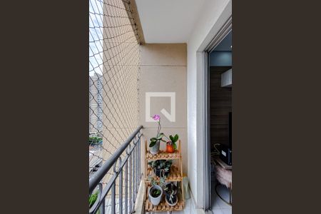 Varanda da Sala de apartamento à venda com 2 quartos, 50m² em Quarta Parada, São Paulo