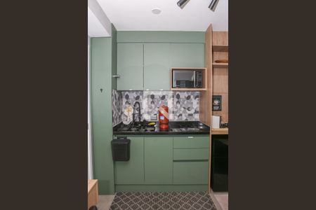 Sala e Cozinha de apartamento à venda com 1 quarto, 29m² em Barra Funda, São Paulo