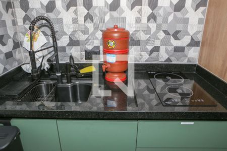 Sala e Cozinha de apartamento à venda com 1 quarto, 29m² em Barra Funda, São Paulo