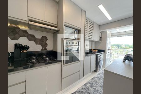 Sala/Cozinha de apartamento à venda com 2 quartos, 62m² em Vila Anastácio, São Paulo