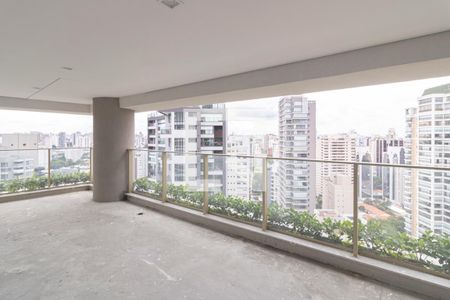 Varanda gourmet de apartamento à venda com 3 quartos, 218m² em Indianópolis, São Paulo
