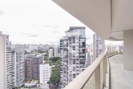 Varanda gourmet de apartamento à venda com 3 quartos, 218m² em Indianópolis, São Paulo