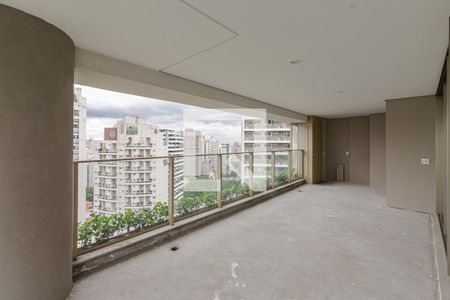 Sacada de apartamento à venda com 3 quartos, 219m² em Indianópolis, São Paulo
