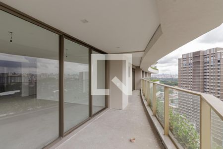 Sacada de apartamento à venda com 3 quartos, 219m² em Indianópolis, São Paulo