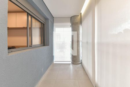 Varanda - Lavanderia de apartamento para alugar com 1 quarto, 35m² em Santo Amaro, São Paulo