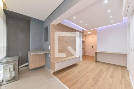 Sala de apartamento para alugar com 1 quarto, 35m² em Santo Amaro, São Paulo