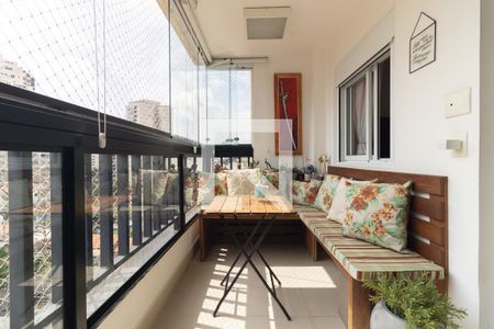 Varanda da Sala de apartamento à venda com 2 quartos, 75m² em Vila da Saúde, São Paulo