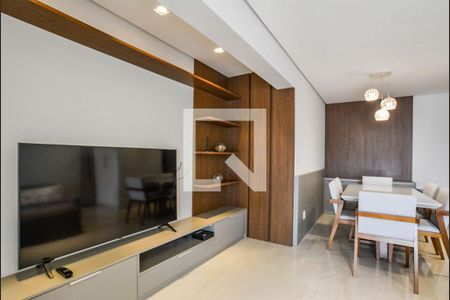 Sala de apartamento à venda com 2 quartos, 77m² em Jardim Bela Vista, Santo André
