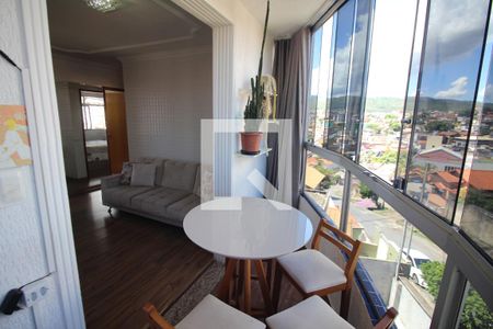 Varanda Sala de apartamento à venda com 2 quartos, 53m² em Brasil Industrial, Belo Horizonte