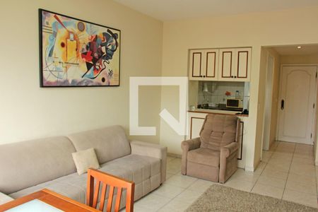 Sala de apartamento para alugar com 2 quartos, 70m² em Gonzaga, Santos