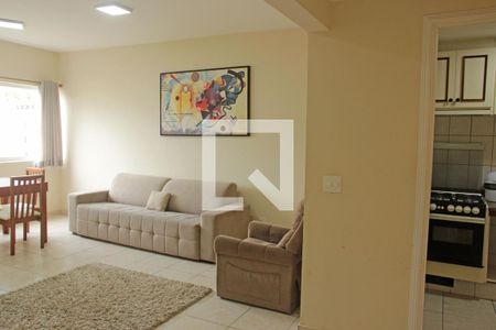 Sala de apartamento para alugar com 2 quartos, 70m² em Gonzaga, Santos