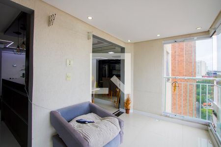 Varanda gourmet de apartamento para alugar com 2 quartos, 72m² em Vila Valparaíso, Santo André