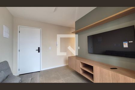 Sala de apartamento para alugar com 1 quarto, 35m² em Jardim, Santo André