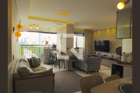 Sala de apartamento para alugar com 2 quartos, 78m² em Continental, Osasco