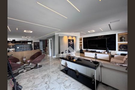 Sala de casa de condomínio à venda com 4 quartos, 383m² em Recreio dos Bandeirantes, Rio de Janeiro