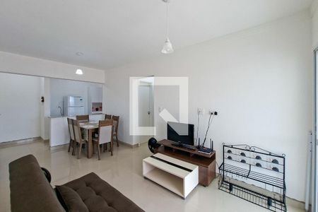 Sala de apartamento para alugar com 2 quartos, 119m² em Guilhermina, Praia Grande