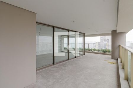 Sacada de apartamento à venda com 3 quartos, 218m² em Indianópolis, São Paulo