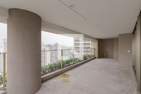 Sacada de apartamento à venda com 3 quartos, 218m² em Indianópolis, São Paulo