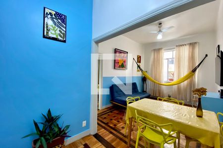 Sala de apartamento para alugar com 2 quartos, 60m² em Copacabana, Rio de Janeiro