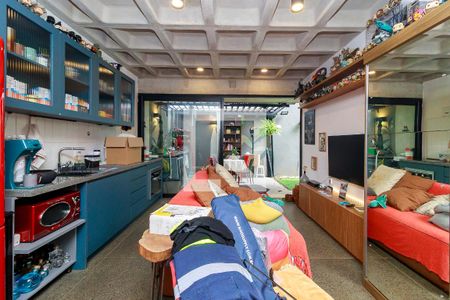 Sala - Cozinha de apartamento à venda com 1 quarto, 86m² em Cidade Monções, São Paulo