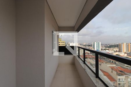 Varanda Gourmet de apartamento à venda com 2 quartos, 69m² em Parque das Nações, Santo André