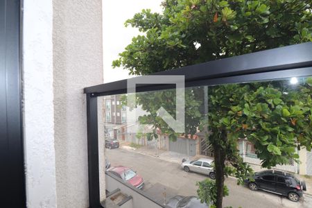 Varanda Quarto 1 suíte de apartamento para alugar com 2 quartos, 106m² em Vila Curuçá, Santo André