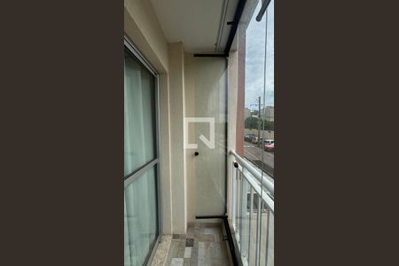 Varanda  da Sala  de apartamento à venda com 2 quartos, 50m² em Vila Homero Thon, Santo André