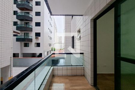 Sacada  de apartamento para alugar com 1 quarto, 50m² em Vila Tupi, Praia Grande