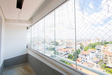 Varanda da sala de apartamento à venda com 4 quartos, 327m² em Campestre, Santo André