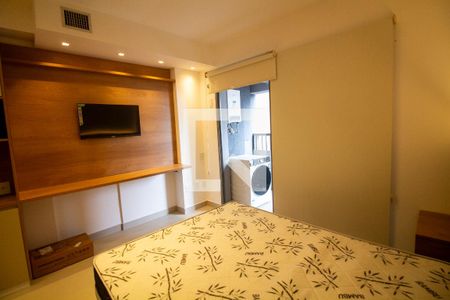 Sala / Quarto - Studio de kitnet/studio para alugar com 1 quarto, 30m² em Santo Amaro, São Paulo