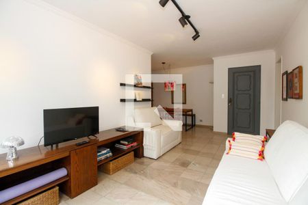 Sala de Estar e Jantar de apartamento para alugar com 3 quartos, 110m² em Cerqueira César, São Paulo