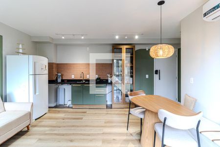 Sala de apartamento para alugar com 1 quarto, 34m² em Campos Elíseos, São Paulo