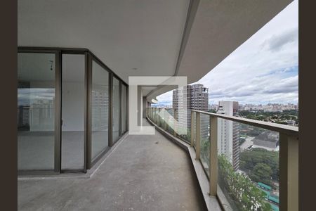 Varanda de apartamento à venda com 3 quartos, 219m² em Indianópolis, São Paulo