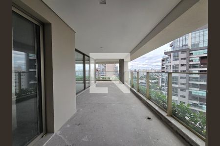 Varanda de apartamento à venda com 3 quartos, 219m² em Indianópolis, São Paulo