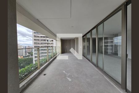 Varanda de apartamento à venda com 3 quartos, 219m² em Indianópolis, São Paulo
