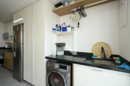 Varanda e Área de Serviço de apartamento à venda com 2 quartos, 44m² em Centro, Diadema