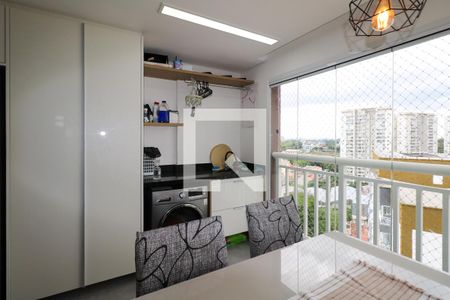 Varanda e Área de Serviço de apartamento à venda com 2 quartos, 44m² em Centro, Diadema