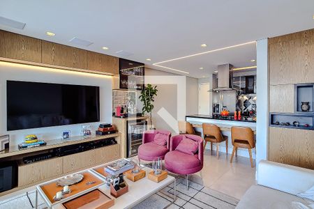 Sala de apartamento à venda com 2 quartos, 72m² em Pompeia, São Paulo