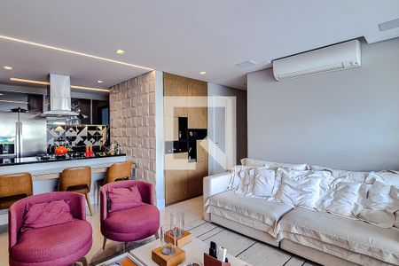 Sala de apartamento à venda com 2 quartos, 72m² em Pompeia, São Paulo