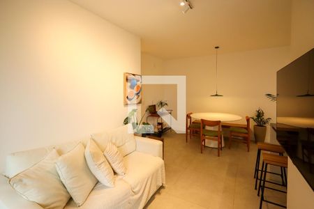 Sala de estar  de apartamento à venda com 3 quartos, 86m² em Itaim Bibi, São Paulo