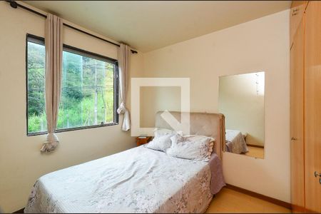 suíte de apartamento à venda com 3 quartos, 81m² em Palmares, Belo Horizonte