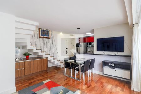 Sala de apartamento para alugar com 1 quarto, 83m² em Vila Gertrudes, São Paulo