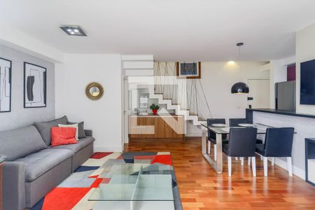 Sala de apartamento para alugar com 1 quarto, 83m² em Vila Gertrudes, São Paulo